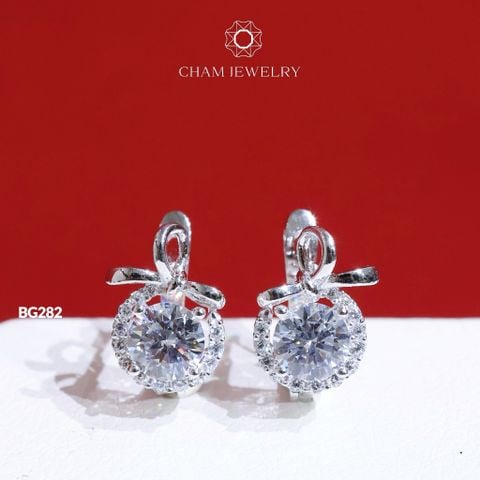 Hoa Tai BG282 CHAM JEWELRY, Chủ 5.5mm (Barcode TBG952)