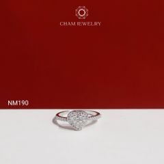 Nhẫn NM190 CHAM JEWELRY, Nhẫn Kiểu Trái Tim (Barcode TNT1024).