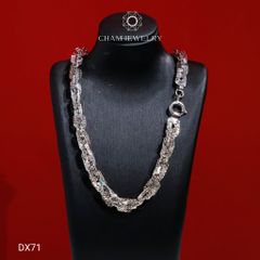 Dây Xoắn DX71 CHAM JEWELRY, Dây Xoắn Vuông Chạm Máy Bản 6.0mm (TDBC912)