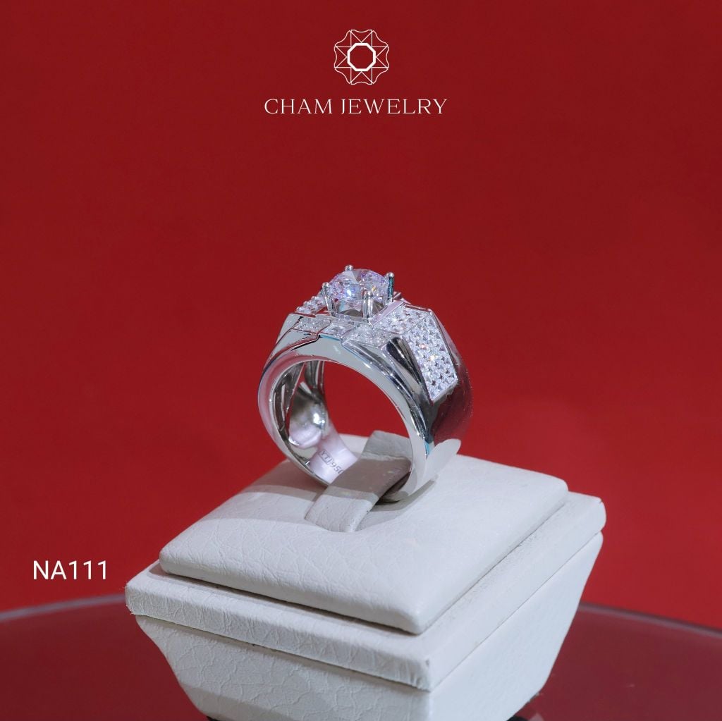 Nhẫn Nam NA111 CHAM JEWELRY, Chủ 7.0mm (Barcode TNNA403-CN7589).