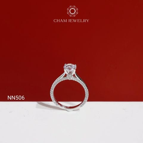 Nhẫn NN506 CHAM JEWELRY, Chủ 6.0mm (Barcode TNN1458).