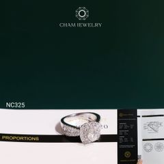 Nhẫn NC325 CHAM JEWELRY, Chủ 5.4mm Đá Moissanite C&C (OCNN172)