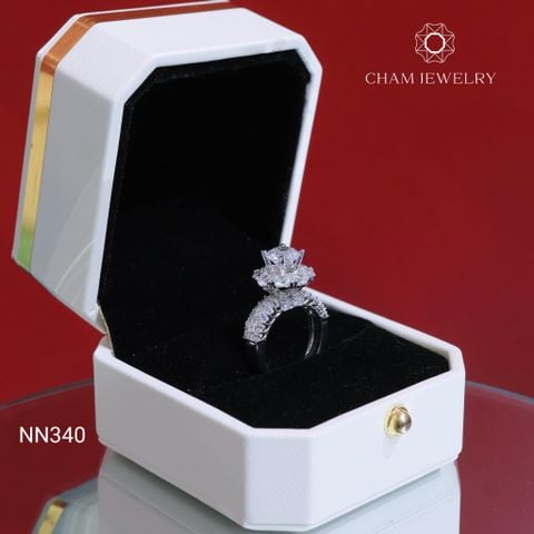 Nhẫn NN340 CHAM JEWELRY, Chủ 7.0mm ( Barcode TNN1228).