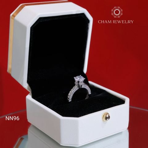 Nhẫn NN96 CHAM JEWELRY, Chủ 6.5mm (Barcode TVB221N )
