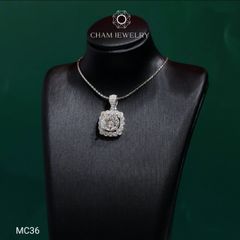 Mặt Dây Chuyền MC36 CHAM JEWELRY , Chủ 8.0mm Moissanite C&C (C-OCM18)