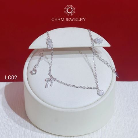 Lắc Chân LC02 CHAM JEWELRY (Barcode CLACY407)