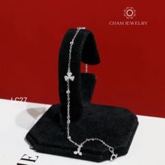 Lắc Chân LC27 CHAM JEWELRY, Lắc Chân Charm Cỏ 4 Lá (Barcode CTNC111) .
