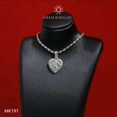 Mặt Dây Chuyền MK191 CHAM JEWELRY, Mặt Kiểu Trái Tim  (Barcode C4M188B).