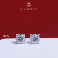 Hoa Tai CHAM JEWERLY BD27, Chủ 4.5mm (Barcode TBD1454)