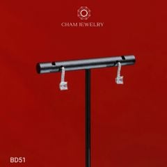 Hoa Tai BD51 CHAM JEWELRY, Chủ 4.0mm (Barcode TBD1682).