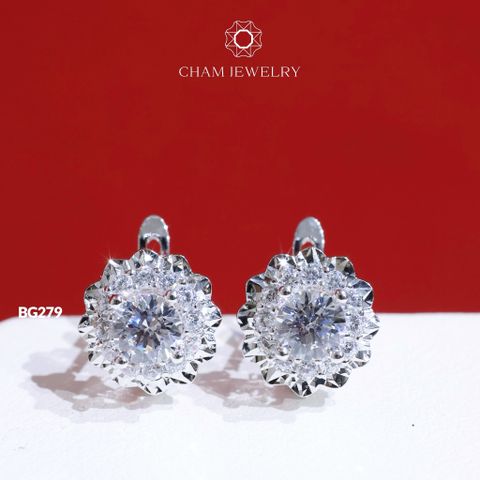 Hoa Tai BG279 CHAM JEWELRY, Chủ 5.5mm (Barcode TBG955)