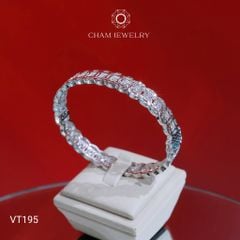 Vòng Tay VT195 CHAM JEWELRY, Vòng Kim Tiền, Bản 8.0mm (Barcode CV7881)