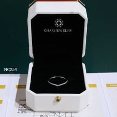 Nhẫn NC254 CHAM JEWELRY, Nhẫn Full Đá Moissanite (Barcode OCNN106)