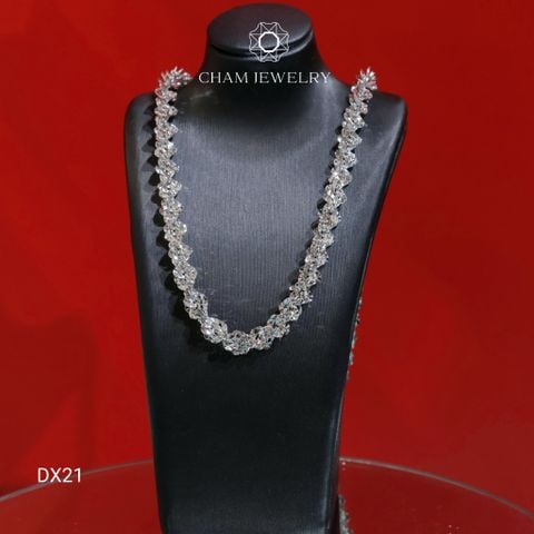Dây Chuyền CHAM JEWELRY DX21, Dây Xoắn Hạt Dưa Bản 6.5mm (Barcode TDBC833-TDBC692)
