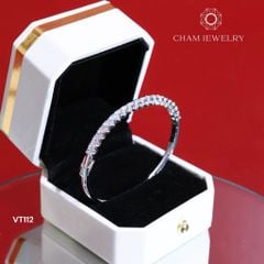 Vòng Tay CHAM JEWELRY VT112, Vòng Nửa Hàng Đá 3.5mm ( C3DV001).