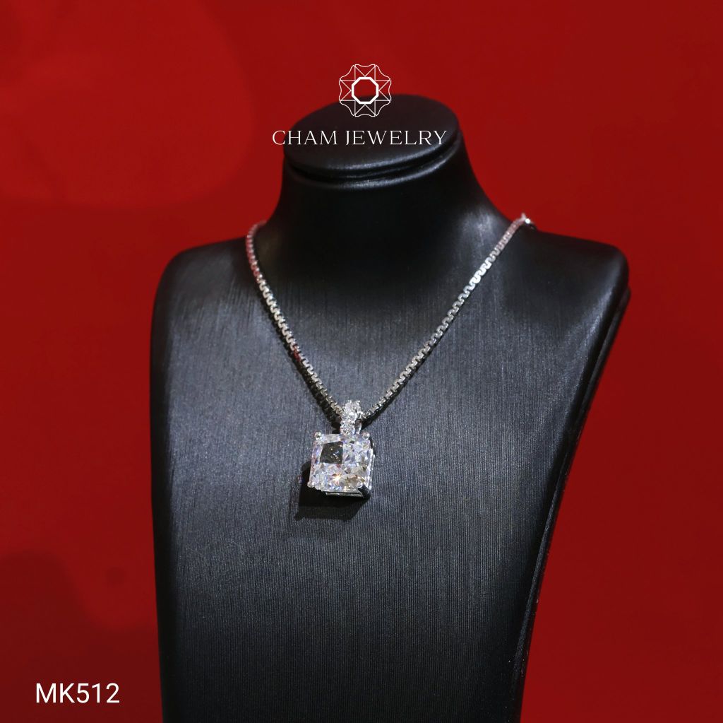 Mặt Dây Chuyền MK512 CHAM JEWELRY, Chủ 9.0mm Đá Nam Phi Cao Cấp (Barcode TMX294).