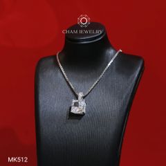 Mặt Dây Chuyền MK512 CHAM JEWELRY, Chủ 9.0mm Đá Nam Phi Cao Cấp (Barcode TMX294).