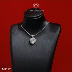 Mặt Dây Chuyền MK192 CHAM JEWELRY, Mặt Kiểu Chủ Trái Tim 5x6mm (Barcode TMX419)