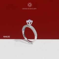 Nhẫn Nữ NN630 CHAM JEWELRY, Chủ 5.0mm ( TNN206).