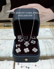 Dây Chuyền MK527-DK02 45cm CHAM JEWELRY, Mặt Cỏ 4 Lá 12mm.