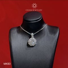 Mặt Dây Chuyền MK83 CHAM JEWERLY, Mặt Hoa, Chủ 8.0mm  (Barcode TMA1843).