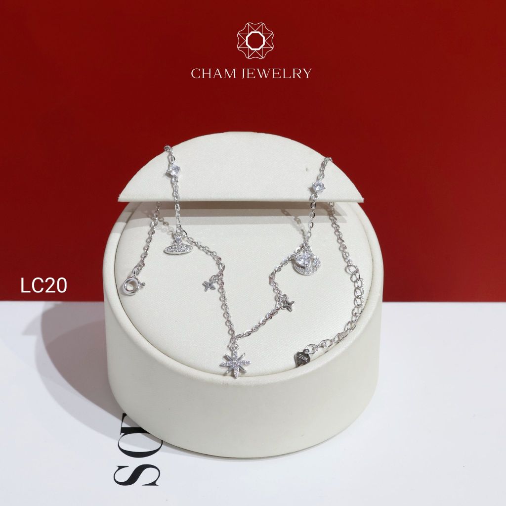 Lắc Chân LC20 CHAM JEWELRY, Lắc Chân Charm Kiểu (Barcode CTNC100) .