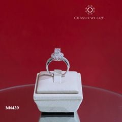 Nhẫn NN439 CHAM JEWELRY, Chủ 5.5mm (Barcode TNN1404).
