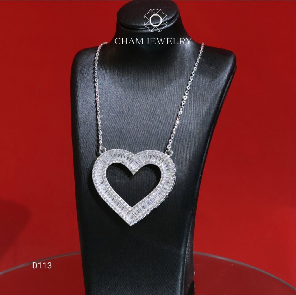 Dây Chuyền D113 CHAM JEWELRY, Dây Tim Baget (Barcode CDAY11)