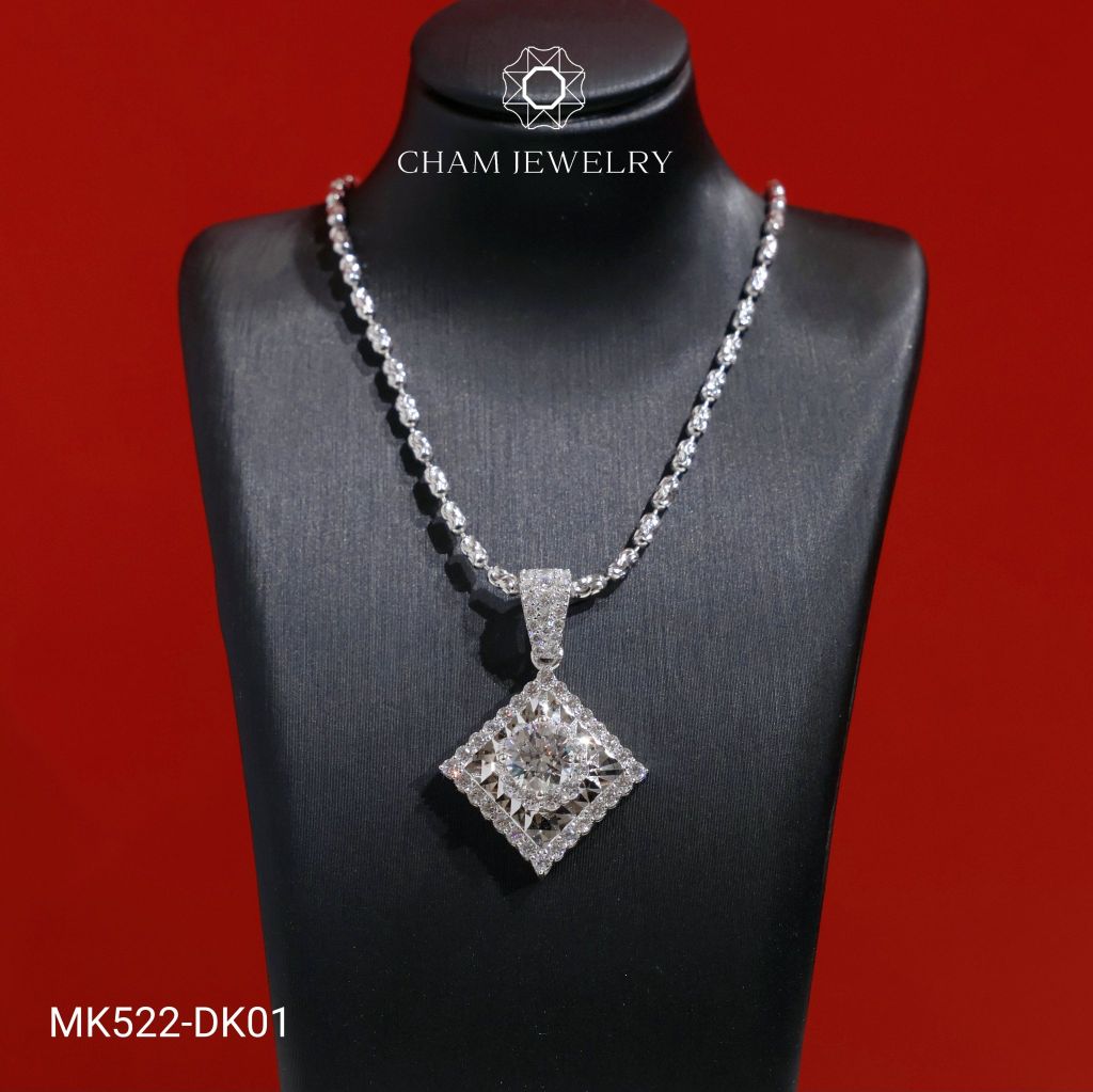 Dây Chuyền MK522-DK01 50cm CHAM JEWELRY, Chủ 6.5mm