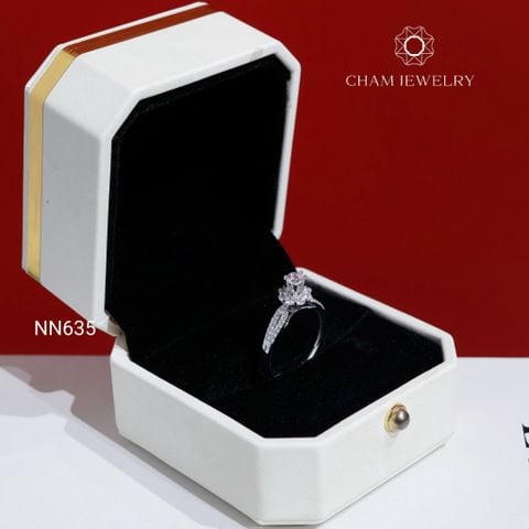 Nhẫn NN635 CHAM JEWELRY, Chủ 4.0mm ( TNN1904 )