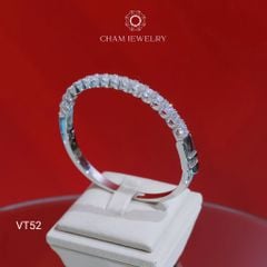 Vòng Tay VT52 CHAM JEWELRY, Vòng Nửa Hàng Đá 4.0mm (Barcode TV157)