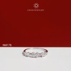 Nhẫn NM178 CHAM JEWELRY, Nhẫn Kiểu Bướm Chạm Máy (Barcode TNT933).