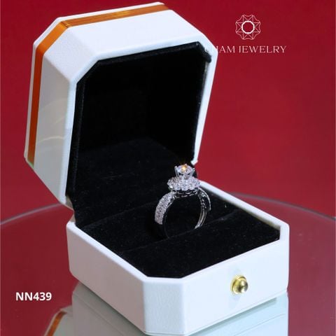 Nhẫn NN439 CHAM JEWELRY, Chủ 5.5mm (Barcode TNN1404).