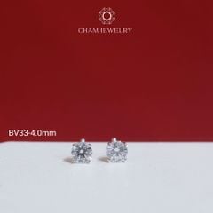 Hoa Tai BV33 CHAM JEWERLY, Bông Nụ Đá Newzealand (Barcode TBH15-TBH16-TBH14- TBH13 -TBH24-TBH109)