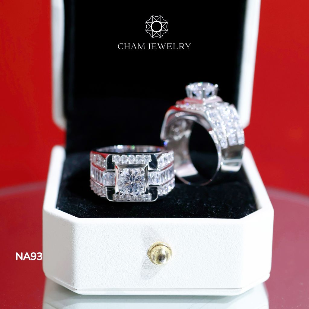 Nhẫn Nam NA93 CHAM JEWELRY, Chủ 7.0mm (Barcode TNNA418).