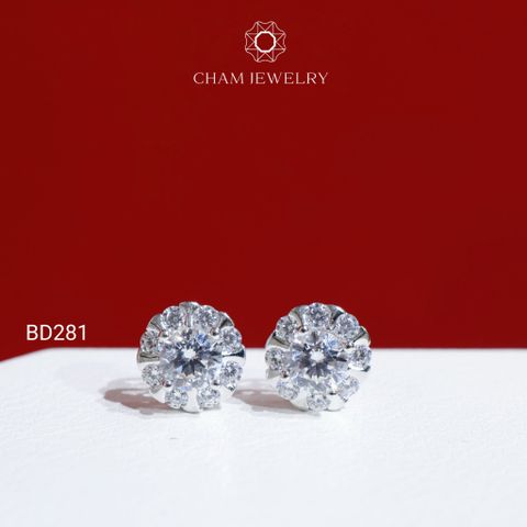 Hoa Tai BD281 CHAM JEWELRY , Chủ 5.0mm (Barcode TBD1337).