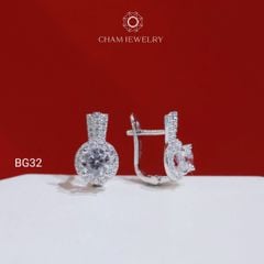 Hoa Tai CHAM JEWELRY BG32, Chủ 5.0mm (Barcode TBG1057).