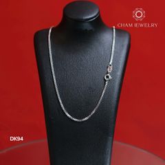 Dây Chuyền CHAM JEWELRY DK94, Dây Mì Hộp Vuông 1.2mm (Barcode CDYR0399-TDY844).