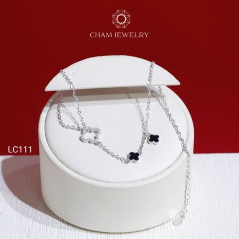 Lắc Chân LC111 CHAM JEWELRY, Lắc Cỏ 4 Lá (Barcode CLACY436).
