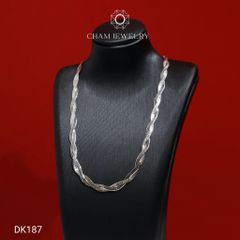 Dây Chuyền CHAM JEWELRY DK187, Dây 2 Bính Tròn ( C-DC(E1) ).