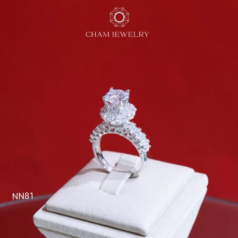 Nhẫn NN81 CHAM JEWELRY, Chủ 7.0mm ( Barcode TNN632).