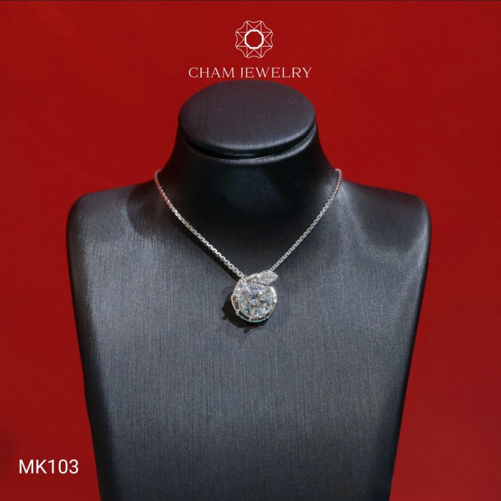 Mặt Dây Chuyền MK103 CHAM JEWELRY , Mặt Kiểu Rắn Chủ 6.5mm (Barcode TMX400)