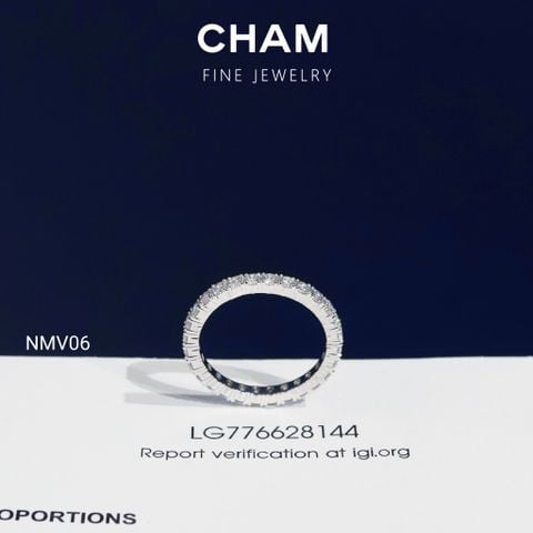 Nhẫn Nữ NMV06 Vàng 10k Kim Cương Lab Grown Diamond (Barcode CNNV01)
