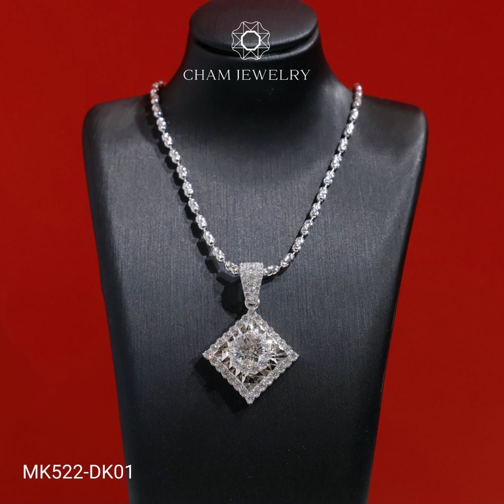 Dây Chuyền MK522-DK01 45cm CHAM JEWELRY, Chủ 6.5mm
