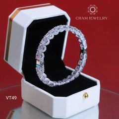 Vòng Tay VT49 CHAM JEWELRY, Vòng Full Đá 7.0mm (Barcode CADV816)