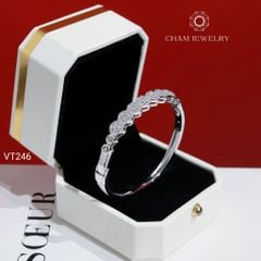 Vòng Tay CHAM JEWELRY VT246, Vòng Kiểu Bản 6.5mm (Barcode PVH170)
