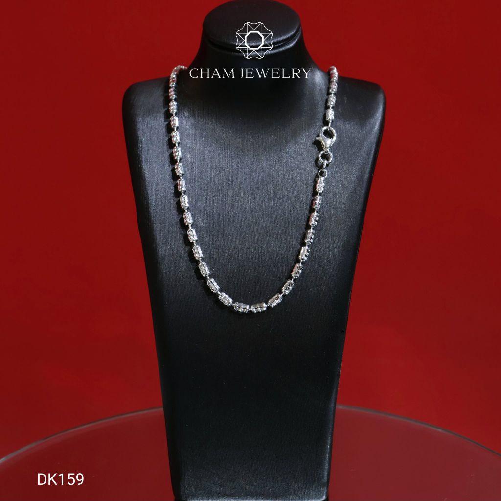 Dây Chuyền DK159 CHAM JEWELRY, Dây Bi Trúc, Bản 2.5mm (Barcode ĐDO456).