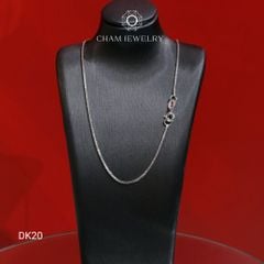 Dây Chuyền CHAM JEWELRY DK20, Dây Mì Hộp Vuông, Bản 1.0mm (Barcode C10D14B)