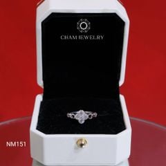 Nhẫn NM151 CHAM JEWELRY, Nhẫn Kiểu Cỏ 4 Lá (Barcode TNT823).