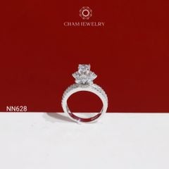 Nhẫn NN628 CHAM JEWELRY, Nhẫn Hoa Tia Chủ 5.0mm ( C-NHN121(D3) ).